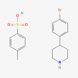 molecular formula C18H22BrNO3S B8005068 4-(4-Bromophenyl)piperidine 4-methylbenzenesulfonate 
