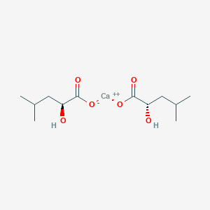 molecular formula C12H22CaO6 B8005088 (S)-(-)-2-Hydroxyisocaproic acid calcium 