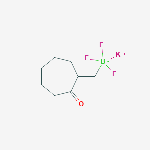 molecular formula C8H13BF3KO B8005129 Potassium (2-oxocycloheptyl)methyltrifluoroborate 