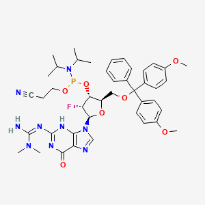 molecular formula C43H53FN9O7P B8005140 CID 91659061 