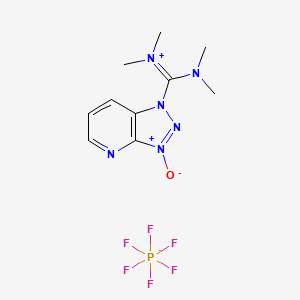 molecular formula C10H15F6N6OP B8005175 O-(7-azabenzotriazol-1-yl)-N,N,N',N'-tetramethyluronium hexafluorophosphate 