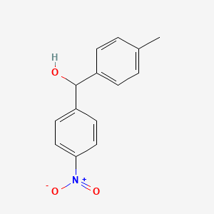 molecular formula C14H13NO3 B8005187 (4-Nitro-phenyl)-p-tolyl-methanol 