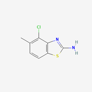 molecular formula C8H7ClN2S B8005192 4-Chloro-5-methyl-1,3-benzothiazol-2-amine 