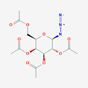 molecular formula C14H19N3O9 B080052 1-Azido-1-deoxy-beta-D-galactopyranoside tetraacetate CAS No. 13992-26-2