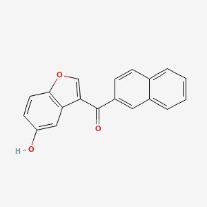 molecular formula C19H12O3 B8005208 3-(2-Naphthoyl)-5-hydroxybenzofuran 