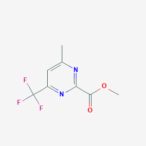 molecular formula C8H7F3N2O2 B8005277 Methyl [6-methyl-4-(trifluoromethyl)pyrimidin-2-yl]carboxylate 