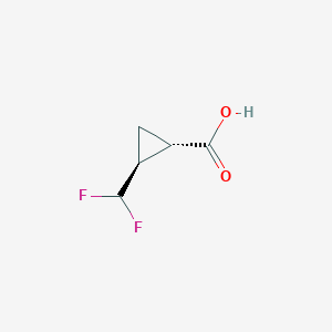 (1S,2S)-2-(Difluoromethyl)cyclopropane-1-carboxylic acid