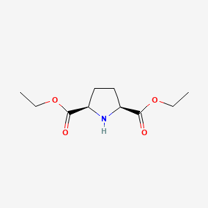 molecular formula C10H17NO4 B8005321 cis-Diethyl pyrrolidine-2,5-dicarboxylate 