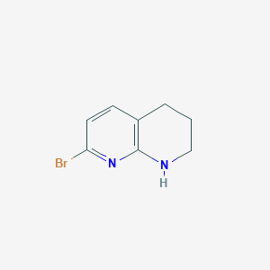 molecular formula C8H9BrN2 B8005388 7-bromo-1,2,3,4-tetrahydro-1,8-Naphthyridine 