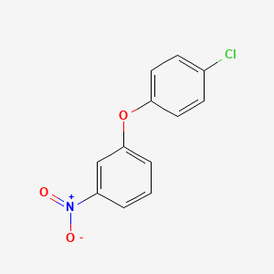 molecular formula C12H8ClNO3 B8005640 Benzene,1-(4-chlorophenoxy)-3-nitro 