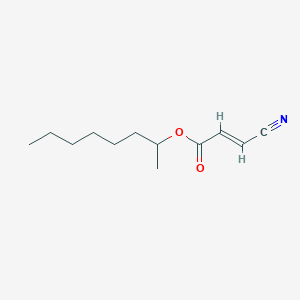 molecular formula C12H19NO2 B8005658 octan-2-yl (E)-3-cyanoprop-2-enoate 