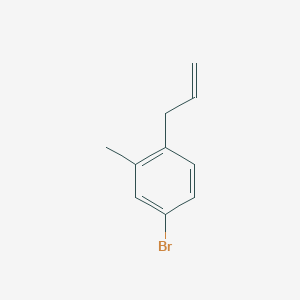molecular formula C10H11Br B8005670 1-Allyl-4-bromo-2-methylbenzene 