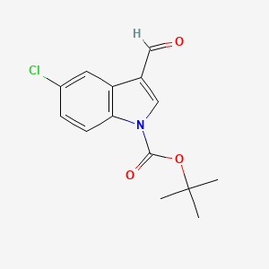 tert-butyl 5-chloro-3-formyl-1H-indole-1-carboxylate