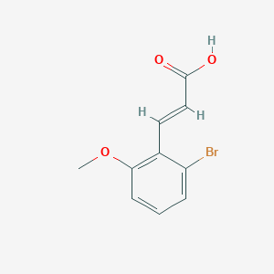 2-Bromo-6-methoxycinnamic acid