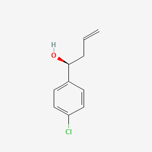 molecular formula C10H11ClO B8005749 (S)-alpha-Allyl-4-chlorobenzyl alcohol 