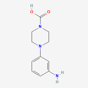 4-(3-Aminophenyl)piperazine-1-carboxylic acid