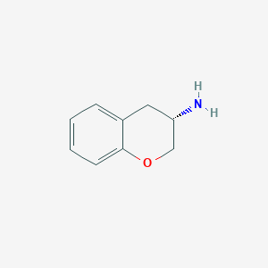 molecular formula C9H11NO B8005830 (S)-Chroman-3-amine 