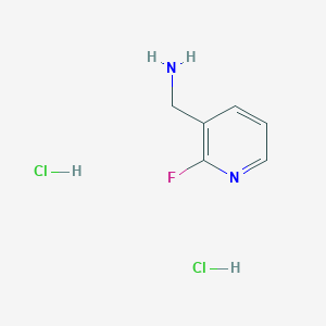 molecular formula C6H9Cl2FN2 B8005856 (2-Fluoropyridin-3-yl)methanamine dihydrochloride 