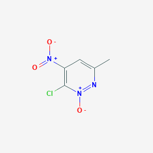 6-Chloro-3-methyl-5-nitropyridazin-1-ium-1-olate