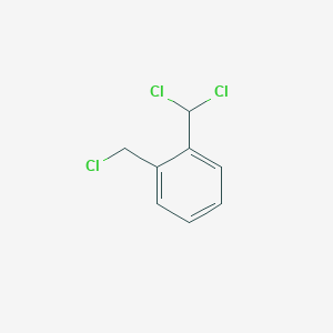 molecular formula C8H7Cl3 B8005931 1-(Chloromethyl)-2-(dichloromethyl)benzene CAS No. 30293-58-4