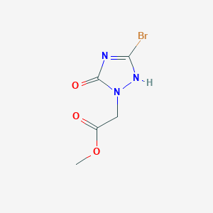 molecular formula C5H6BrN3O3 B8005985 CID 91691077 