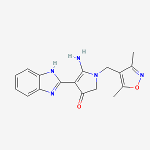 molecular formula C17H17N5O2 B8006005 CID 91821887 