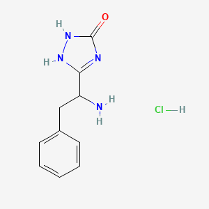 molecular formula C10H13ClN4O B8006030 CID 102564391 