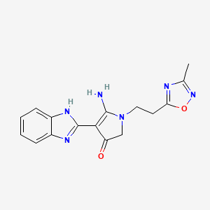 molecular formula C16H16N6O2 B8006098 CID 91821317 