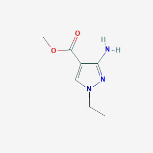 molecular formula C7H11N3O2 B8006142 methyl 3-amino-1-ethyl-1H-pyrazole-4-carboxylate 