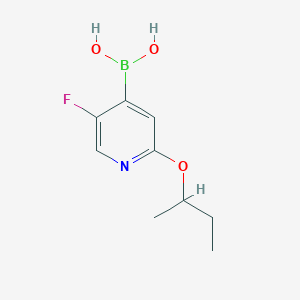 molecular formula C9H13BFNO3 B8006164 (2-(sec-Butoxy)-5-fluoropyridin-4-yl)boronic acid 
