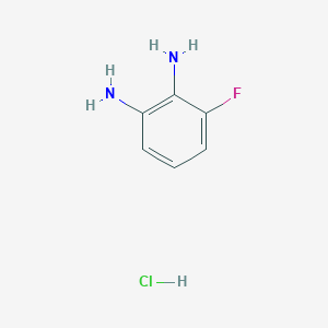 molecular formula C6H8ClFN2 B8006206 2,3-Diaminofluorobenzene hydrochloride 