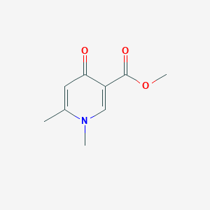 molecular formula C9H11NO3 B8006319 Methyl 1,6-dimethyl-4-oxo-1,4-dihydropyridine-3-carboxylate 