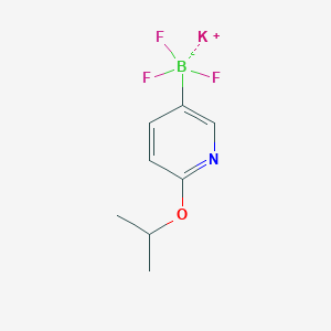 molecular formula C8H10BF3KNO B8006355 Potassium trifluoro(6-isopropoxypyridin-3-yl)borate 