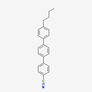 molecular formula C23H21N B8006376 4-Cyano-4'-n-butyl-p-terphenyl 