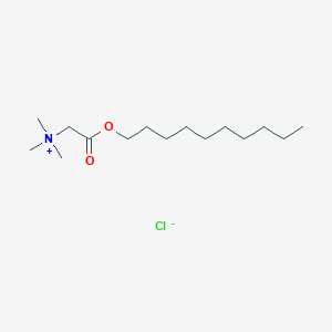 molecular formula C15H32ClNO2 B8006395 (Carboxymethyl)trimethylammonium chloride ester with 1-decanol 