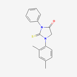 molecular formula C17H16N2OS B8006435 1-(2,4-Dimethylphenyl)-3-phenyl-2-thioxoimidazolidin-4-one 