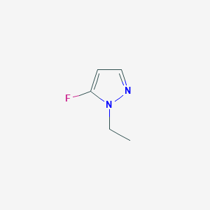 molecular formula C5H7FN2 B8006503 1-ethyl-5-fluoro-1H-pyrazole CAS No. 1392274-40-6