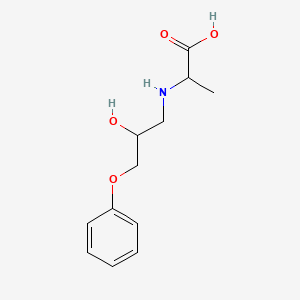 2-[(2-Hydroxy-3-phenoxypropyl)amino]propanoic acid
