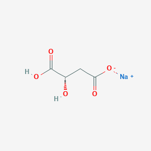 molecular formula C4H5NaO5 B8006720 L-Malic acid hydrogen 1-sodium salt 