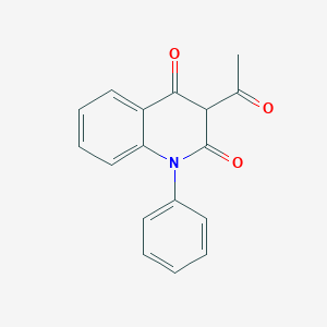 molecular formula C17H13NO3 B8006736 3-Acetyl-1-phenylquinoline-2,4-dione 