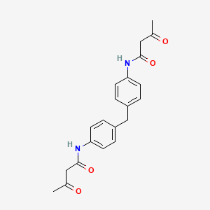 molecular formula C21H22N2O4 B8006772 N,N'-(Methylenedi-4,1-phenylene)bis(3-oxobutyramide) CAS No. 26592-09-6