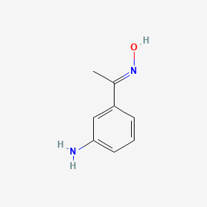 molecular formula C8H10N2O B8006801 3'-Aminoacetophenoneoxime 