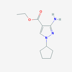 Ethyl 3-amino-1-cyclopentyl-1h-pyrazole-4-carboxylate