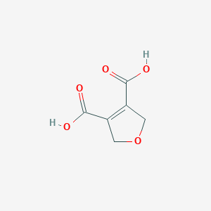 molecular formula C6H6O5 B8006929 2,5-二氢呋喃-3,4-二甲酸 
