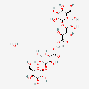 molecular formula C24H44CaO25 B8006933 Calcium lactobionate hydrate 