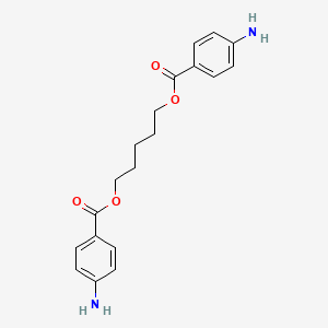 molecular formula C19H22N2O4 B8007008 Bis(4-aminobenzoic acid)1,5-pentanediyl 
