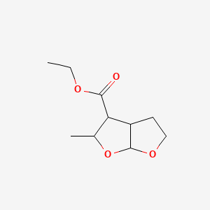 2-METHYL-HEXAHYDRO-FURO[2,3-B]FURAN-3-CARBOXYLIC ACID ETHYL ESTER