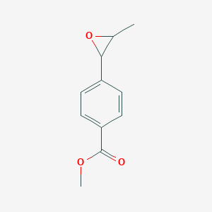 molecular formula C11H12O3 B8007085 Methyl 4-(3-methyloxiran-2-yl)benzoate 