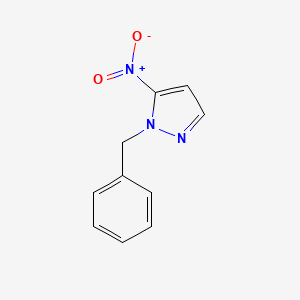 molecular formula C10H9N3O2 B8007137 1-Benzyl-5-nitro-1h-pyrazole 