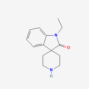 molecular formula C14H18N2O B8007146 1-Ethylspiro[indoline-3,4'-piperidin]-2-one 